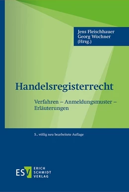 Abbildung von Fleischhauer / Wochner (Hrsg.) | Handelsregisterrecht | 5. Auflage | 2025 | beck-shop.de