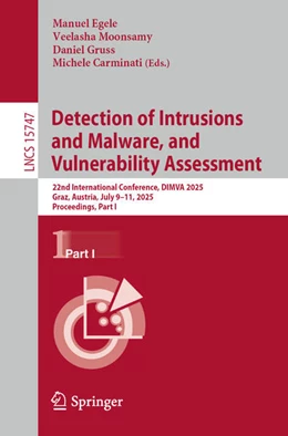 Abbildung von Egele / Moonsamy | Detection of Intrusions and Malware, and Vulnerability Assessment | 1. Auflage | 2025 | beck-shop.de