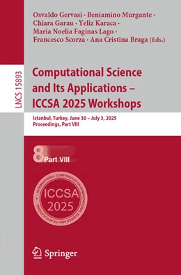Abbildung von Gervasi / Murgante | Computational Science and Its Applications – ICCSA 2025 Workshops | 1. Auflage | 2025 | beck-shop.de