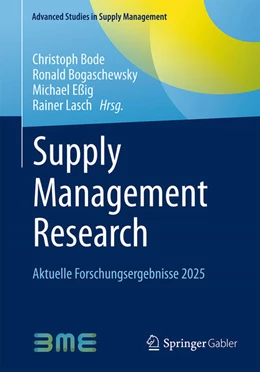 Abbildung von Bode / Bogaschewsky | Supply Management Research | 1. Auflage | 2025 | beck-shop.de