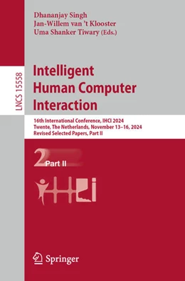 Abbildung von Singh / t Klooster | Intelligent Human Computer Interaction | 1. Auflage | 2025 | beck-shop.de