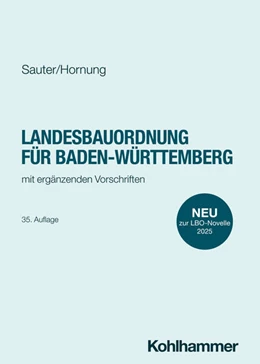 Abbildung von Sauter / Hornung | Landesbauordnung für Baden-Württemberg | 35. Auflage | 2025 | beck-shop.de