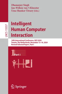Abbildung von Singh / t Klooster | Intelligent Human Computer Interaction | 1. Auflage | 2025 | beck-shop.de