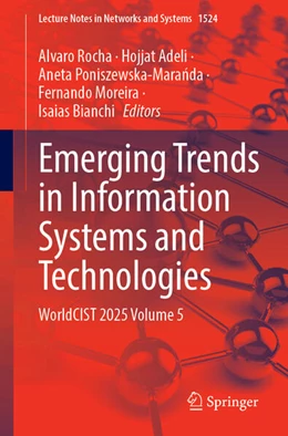 Abbildung von Rocha / Adeli | Emerging Trends in Information Systems and Technologies | 1. Auflage | 2025 | beck-shop.de