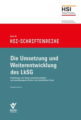 Abbildung von Zimmer | Die Umsetzung und Weiterentwicklung des LkSG | 1. Auflage | 2025 | beck-shop.de
