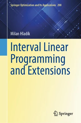 Abbildung von Hladík | Interval Linear Programming and Extensions | 1. Auflage | 2025 | beck-shop.de