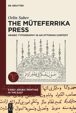 Abbildung von Sabev | The Müteferrika Press | 1. Auflage | 2025 | beck-shop.de