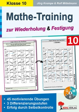 Abbildung von Krampe / Mittelmann | Mathe-Training zur Wiederholung und Festigung / Klasse 10 | 1. Auflage | 2025 | beck-shop.de
