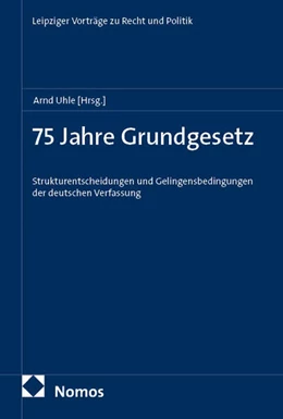 Abbildung von Uhle | 75 Jahre Grundgesetz | 1. Auflage | 2025 | beck-shop.de