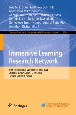 Abbildung von Krüger / Schmidt | Immersive Learning Research Network | 1. Auflage | 2025 | beck-shop.de