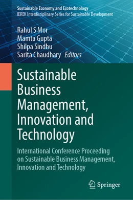 Abbildung von Mor / Gupta | Sustainable Business Management, Innovation and Technology | 1. Auflage | 2026 | beck-shop.de