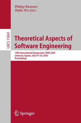 Abbildung von Rümmer / Wu | Theoretical Aspects of Software Engineering | 1. Auflage | 2025 | beck-shop.de