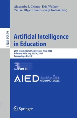 Abbildung von Cristea / Walker | Artificial Intelligence in Education | 1. Auflage | 2025 | beck-shop.de