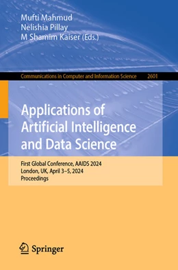 Abbildung von Mahmud / Pillay | Applications of Artificial Intelligence and Data Science | 1. Auflage | 2025 | beck-shop.de