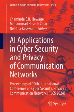 Abbildung von Hewage / Zafar | AI Applications in Cyber Security and Privacy of Communication Networks | 1. Auflage | 2025 | beck-shop.de