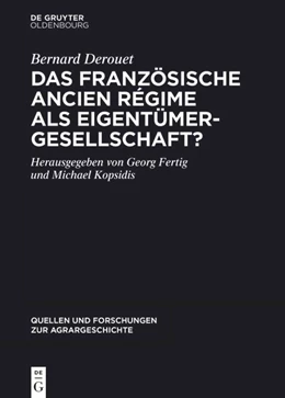 Abbildung von Derouet / Fertig | Das französische Ancien Régime als Eigentümergesellschaft? | 1. Auflage | 2024 | beck-shop.de