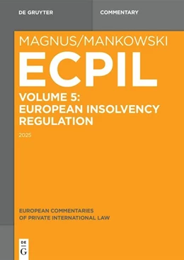 Abbildung von Magnus | European Insolvency Regulation 2015 | 1. Auflage | 2025 | beck-shop.de