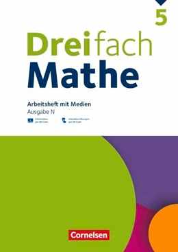 Abbildung von Dreifach Mathe 5. Schuljahr - Ausgabe N - Arbeitsheft mit Medien und Lösungen | 1. Auflage | 2025 | beck-shop.de