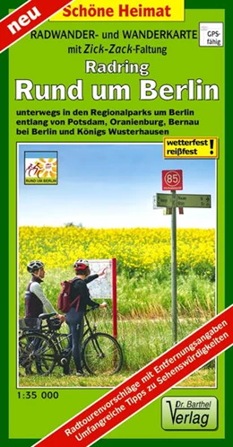 Abbildung von Verlag Barthel | Radwander- und Wanderkarte Radring Rund um Berlin | 1. Auflage | 2025 | beck-shop.de