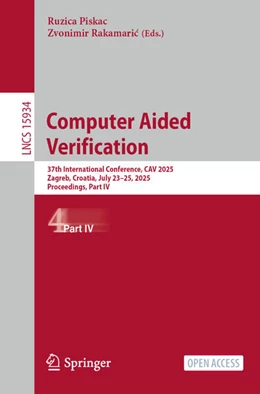 Abbildung von Piskac / Rakamaric | Computer Aided Verification | 1. Auflage | 2025 | beck-shop.de