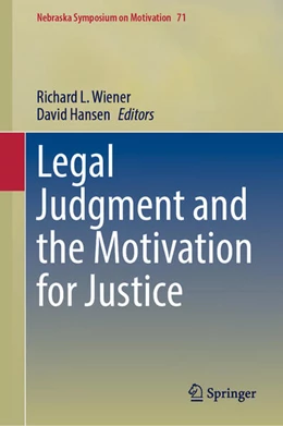 Abbildung von Wiener / Hansen | Legal Judgment and the Motivation for Justice | 1. Auflage | 2025 | beck-shop.de