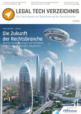 Abbildung von Legal Tech Verzeichnis • Ausgabe 1/2025 | | 2025 | beck-shop.de