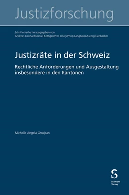 Abbildung von Grosjean | Justizräte in der Schweiz | 1. Auflage | 2025 | beck-shop.de