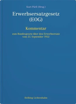 Abbildung von Pärli | Erwerbsersatzgesetz: EOG | 1. Auflage | 2025 | beck-shop.de