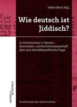 Abbildung von Beck | Wie deutsch ist Jiddisch? | 1. Auflage | 2026 | beck-shop.de