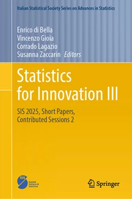Abbildung von Di Bella / Gioia | Statistics for Innovation III | 1. Auflage | 2025 | beck-shop.de