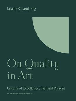Abbildung von Rosenberg | On Quality in Art | 1. Auflage | 2023 | beck-shop.de