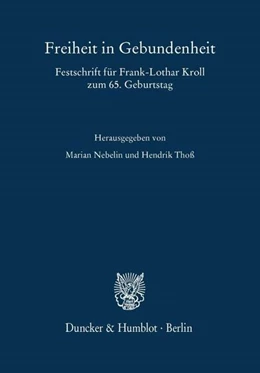Abbildung von Nebelin / Thoß | Freiheit in Gebundenheit | 1. Auflage | 2025 | beck-shop.de