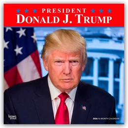 Abbildung von Browntrout | President Donald J. Trump 2026 12 X 24 Inch (Hanging) Monthly Square Wall Calendar Plastic-Free | 1. Auflage | 2025 | beck-shop.de