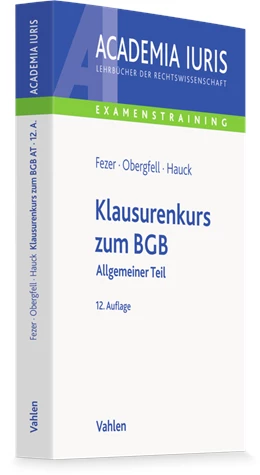 Abbildung von Fezer / Obergfell | Klausurenkurs zum BGB | 12. Auflage | 2026 | beck-shop.de