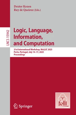 Abbildung von Kozen / de Queiroz | Logic, Language, Information, and Computation | 1. Auflage | 2025 | beck-shop.de