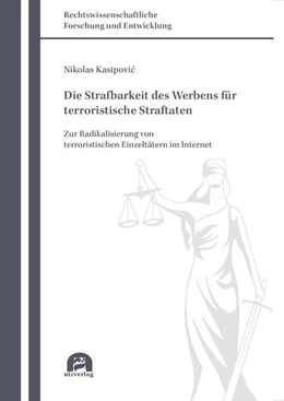 Abbildung von Kasipovic | Die Strafbarkeit des Werbens für terroristische Straftaten | 1. Auflage | 2025 | 861 | beck-shop.de