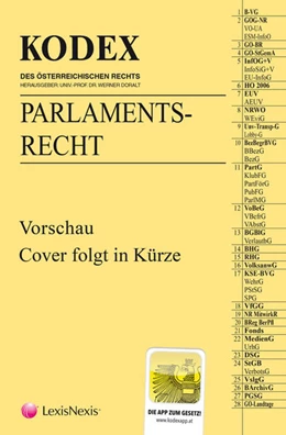 Abbildung von Doralt | KODEX Parlamentsrecht 2025 - inkl. App | 3. Auflage | 2025 | beck-shop.de