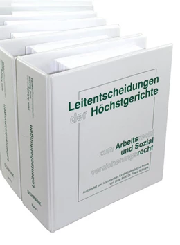 Abbildung von Schrank | Leitentscheidungen der Höchstgerichte zum Arbeitsrecht und Sozialversicherungsrecht | 75. Auflage | 2025 | beck-shop.de