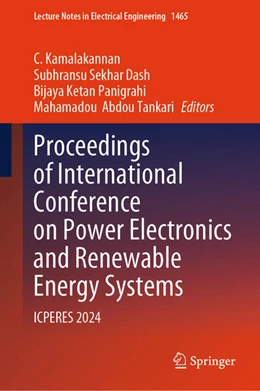 Abbildung von Kamalakannan / Dash | Proceedings of International Conference on Power Electronics and Renewable Energy Systems | 1. Auflage | 2026 | beck-shop.de