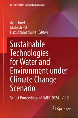 Abbildung von Goel / Pal | Sustainable Technologies for Water and Environment under Climate Change Scenario | 1. Auflage | 2025 | beck-shop.de