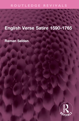 Abbildung von Selden | English Verse Satire 1590-1765 | 1. Auflage | 2025 | beck-shop.de