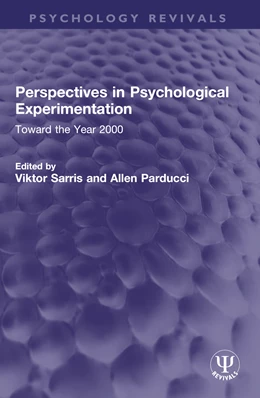 Abbildung von Parducci / Sarris | Perspectives in Psychological Experimentation | 1. Auflage | 2025 | beck-shop.de