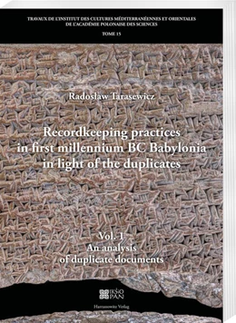 Abbildung von Tarasewicz | Recordkeeping practices in first millennium BC Babylonia in light of the duplicates. | 1. Auflage | 2025 | 15 | beck-shop.de