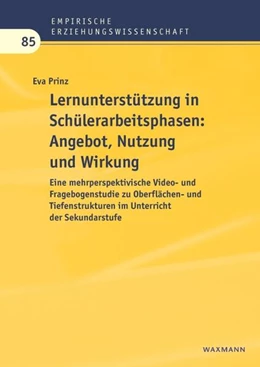 Abbildung von Prinz | Lernunterstützung in Schülerarbeitsphasen: Angebot, Nutzung und Wirkung | 1. Auflage | 2025 | 85 | beck-shop.de