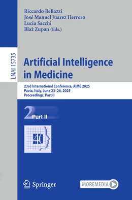 Abbildung von Bellazzi / Juarez Herrero | Artificial Intelligence in Medicine | 1. Auflage | 2025 | beck-shop.de