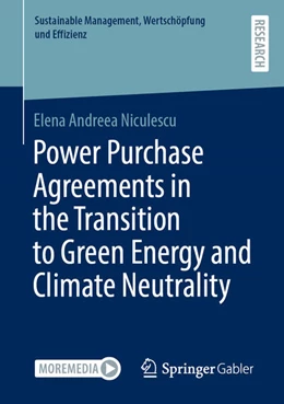 Abbildung von Niculescu | Power Purchase Agreements in the Transition to Green Energy and Climate Neutrality | 1. Auflage | 2025 | beck-shop.de
