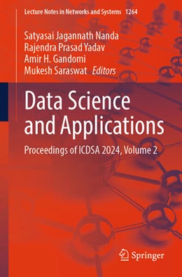 Abbildung von Nanda / Yadav | Data Science and Applications | 1. Auflage | 2025 | beck-shop.de