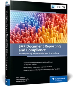Abbildung von Beddig / Henseler | SAP Document and Reporting Compliance | 1. Auflage | 2025 | beck-shop.de