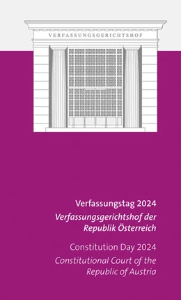 Abbildung von Verfassungsgerichtshof | Verfassungstag 2024 | 1. Auflage | 2025 | beck-shop.de
