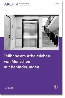 Abbildung von Deutscher Verein für öffentliche und private Fürsorge e.V. | Teilhabe am Arbeitsleben von Menschen mit Behinderungen | 1. Auflage | 2025 | beck-shop.de
